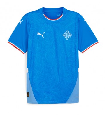 Iceland Replica Home Stadium Shirt 2024 Short Sleeve